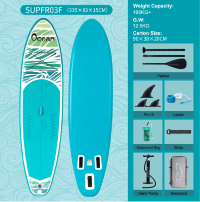 Premium Inflatable SUP Board 335×84×15 – FunWater All‑Round Paddle Set