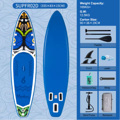 Premium Inflatable SUP Board 335×84×15 – FunWater All‑Round Paddle Set